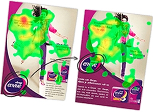 Eye tracking тестирование печатной рекламы